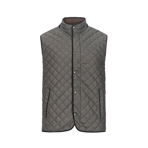 F/X FUSION CHARCOAL QUILTED FIELD VEST