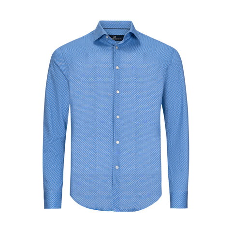 VICTOR EMMANUEL KNIT CUT & SEWN SHIRT