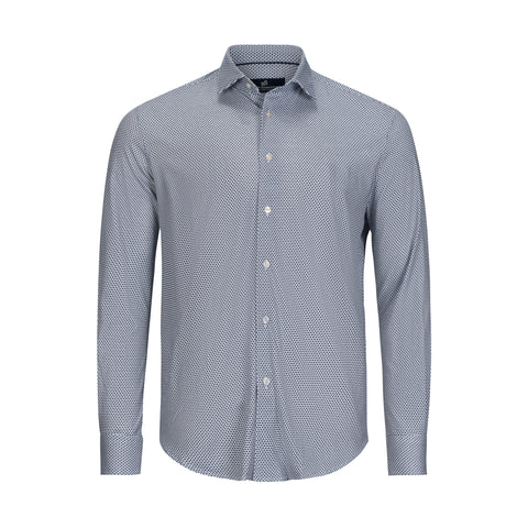 VICTOR EMMANUEL KNIT CUT & SEWN SHIRT