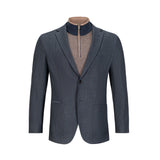 HUGO BOSS NAVY ELBOW PATCH SPORTCOAT