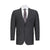 CALVIN KLEIN SLIM FIT CHARCOAL PLAID SUIT