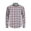 FORSYTH COTTON NON-IRON HEATHERED PLAID SHIRT