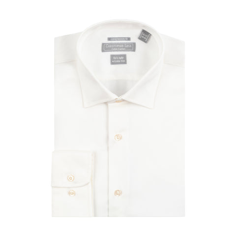 CHRISTOPHER LENA CONTEMPORARY FIT COTTON TWILL DRESS SHIRT