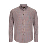 F/X FUSION COTTON WRINKLE FREE MINI CHECK SHIRT