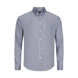 F/X FUSION COTTON WRINKLE FREE MINI CHECK SHIRT