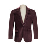 MICHAEL KORS BURGUNDY VELVET SPORTCOAT