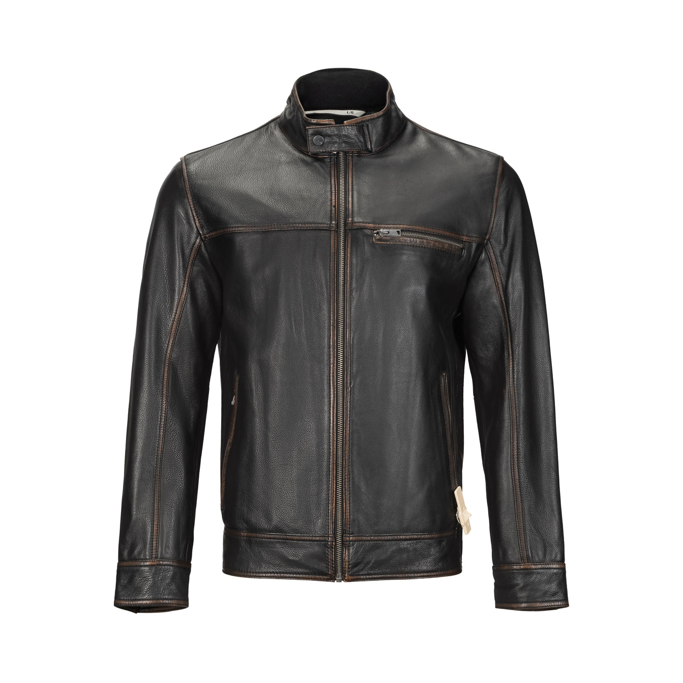 Marc new york men's leather jacket best sale