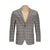 NAUTICA GREY TAN PLAID SPORT COAT