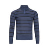 LEONARDO GAVINO STRIPE ¼ ZIP (more colors)