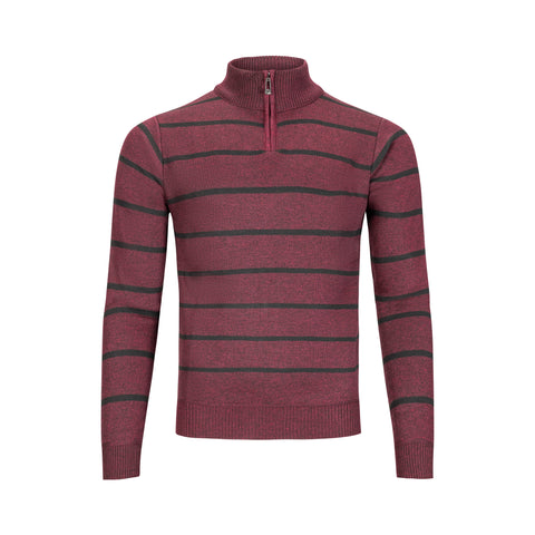 LEONARDO GAVINO STRIPE ¼ ZIP (more colors)